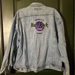 Hard Rock Casino denim jacket